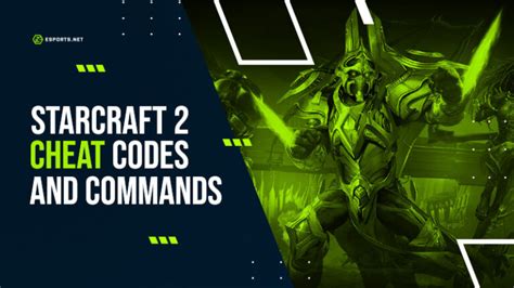 cheat code starcraft ii