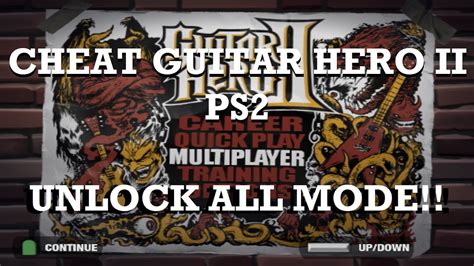 cheat guitar hero 2