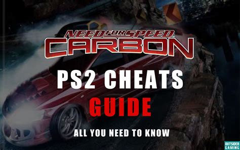 cheats for need for speed carbon ps2