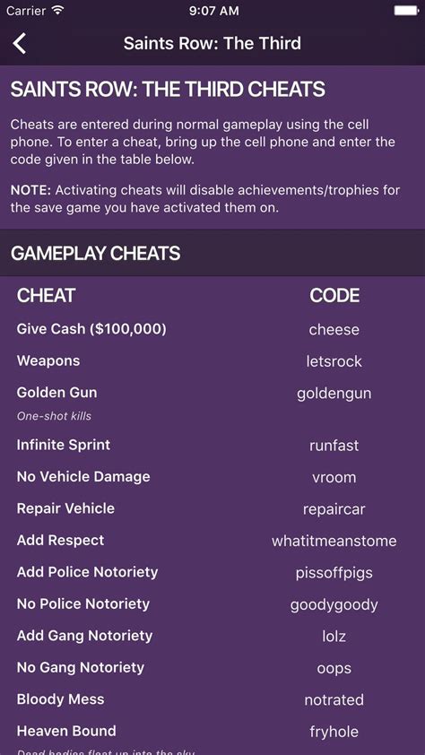 cheats for saints row 4 ps4