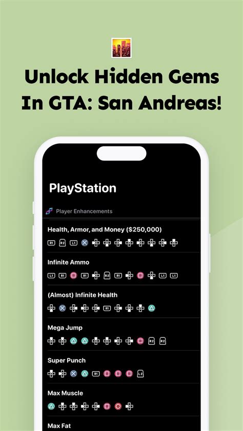 cheats for san andreas iphone