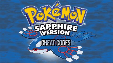 cheats pokemon sapphire