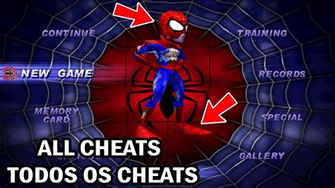 cheats spider man ps1