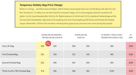 checked baggage fees on spirit airlines