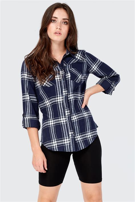 checkered shirt for women