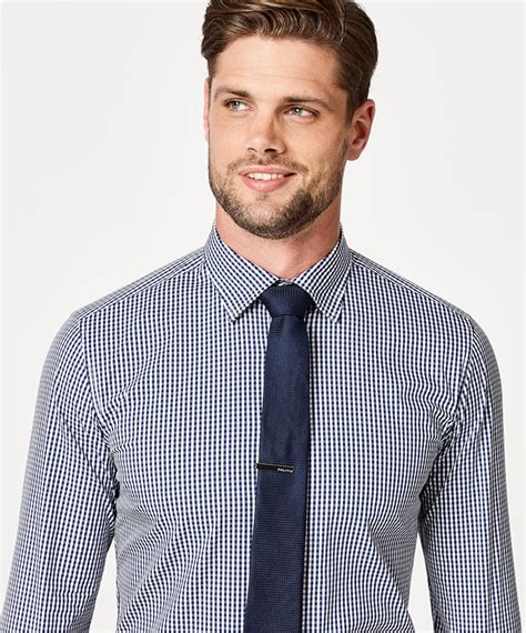 checkered shirt with tie