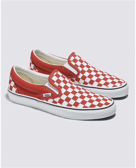 checkered slip vans