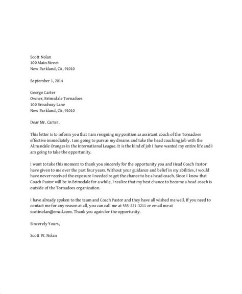 cheerleading coach letter of resignation PDF