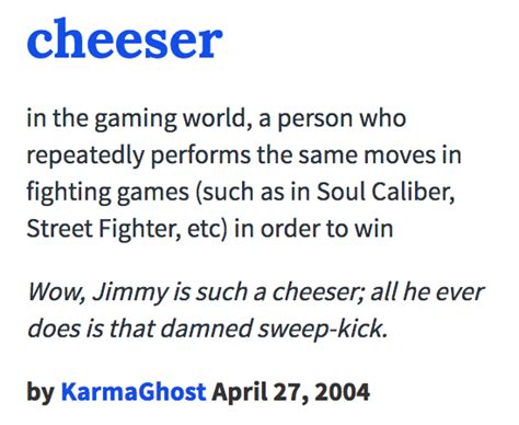 cheesing urban dictionary