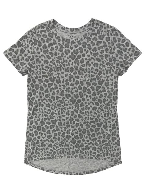 cheetah print tee shirt