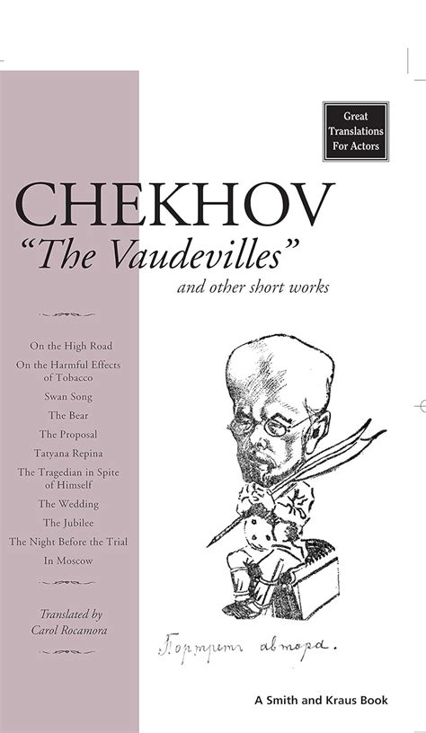 chekhov the vaudevilles great translations for actors series Reader