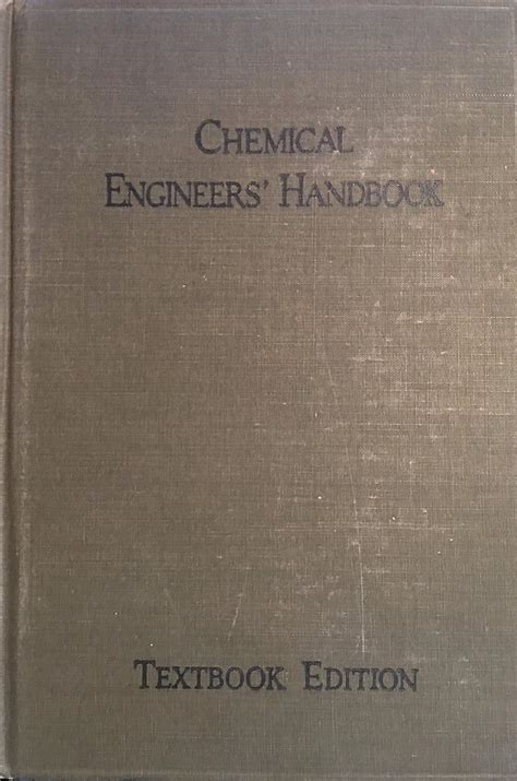 chemical engineers handbook second edition Kindle Editon