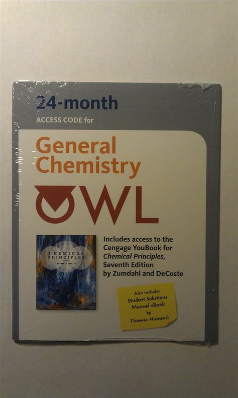 chemical principles zumdahl 7th edition with owl Kindle Editon