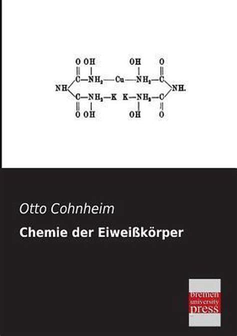 chemie eiwei k rper otto cohnheim Reader