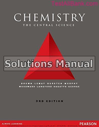 chemistry central science solutions manual PDF