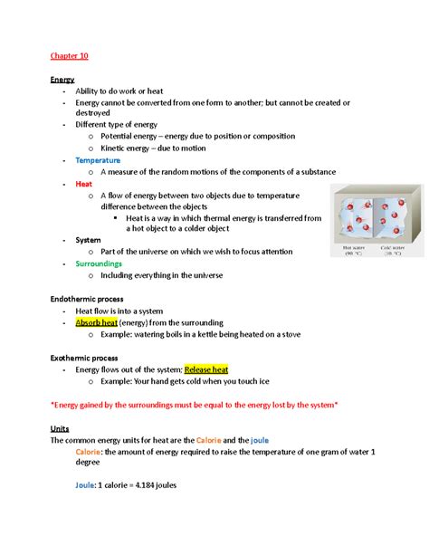 chemistry chapter 10 energy Reader