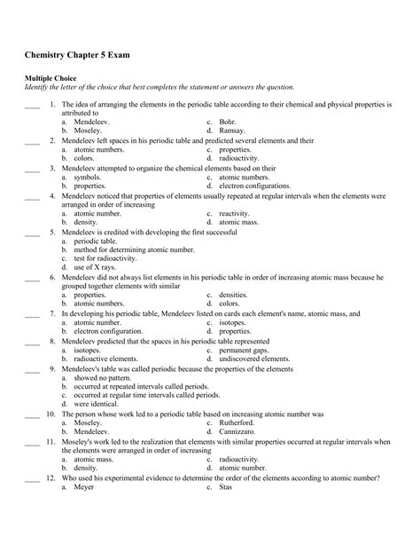 chemistry chapter 5 review Epub