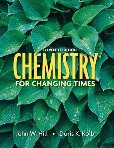chemistry for changing times 13th edition pdf 2shared PDF