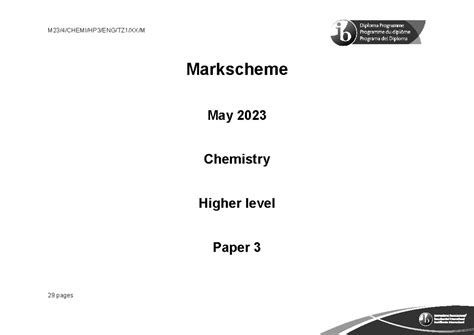chemistry hl paper 3 PDF