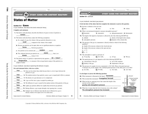 chemistry matter and change chapter 13 study guide answer key Epub