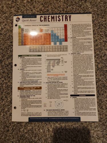 chemistry quickstudy reference guides academic Epub