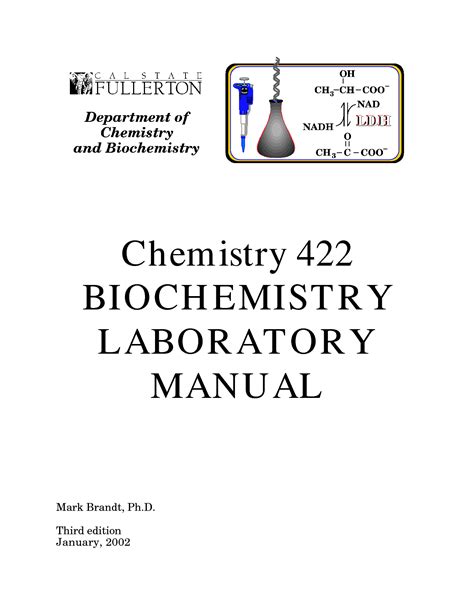 chemistry-422-biochemistry-laboratory-manual-solutions Ebook PDF