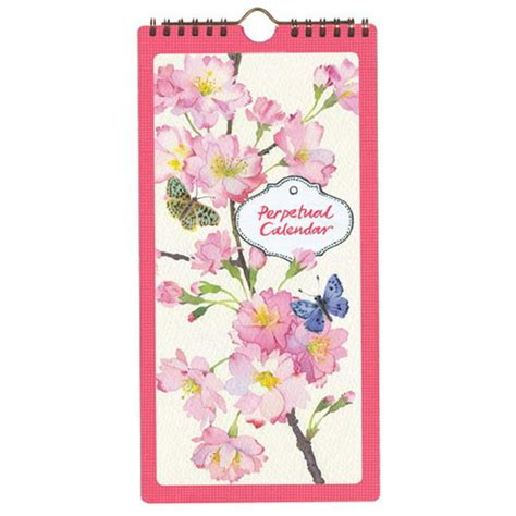 cherry blossom garden perpetual calendar PDF