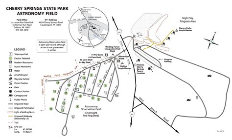 Cherry Springs Clear Sky Chart