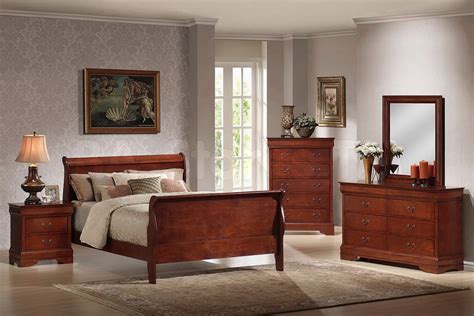 cherry wood bedroom set