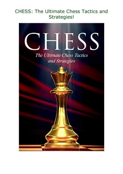 chess the ultimate chess tactics and strategies Doc