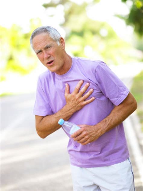 chest pain when running