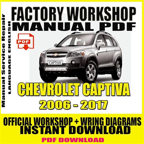 chevrolet captiva repair manual PDF