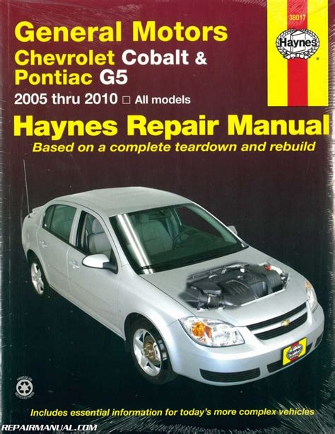 chevrolet cobalt 2008 2010 g5 service repair manual download Kindle Editon