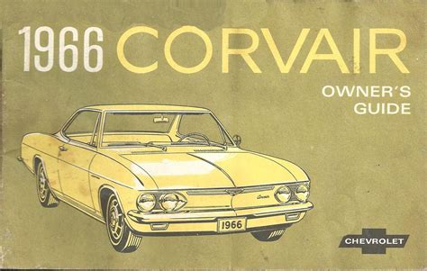 chevrolet corvair repair manual 1966 Epub