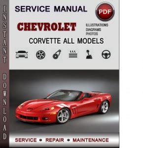 chevrolet corvette service manual Ebook Epub
