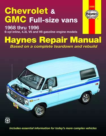 chevrolet g20 van service manual from chevrolet PDF Doc