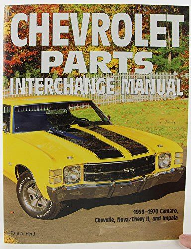 chevrolet parts interchange manual 1959 1970 motorbooks workshop Kindle Editon