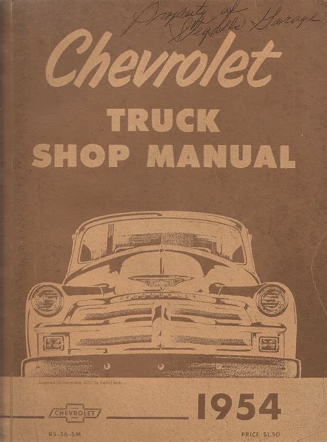 chevrolet truck shop manual Doc