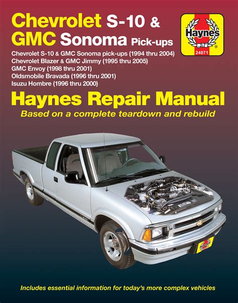 chevy blazer haynes manual Epub