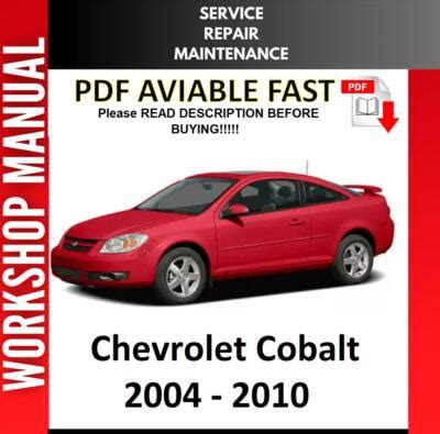 chevy cobalt repair guide Epub