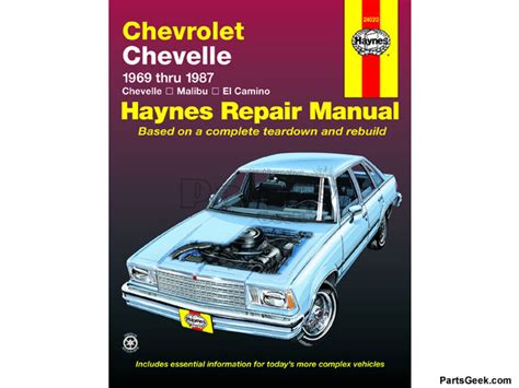 chevy el camino repair manual Reader
