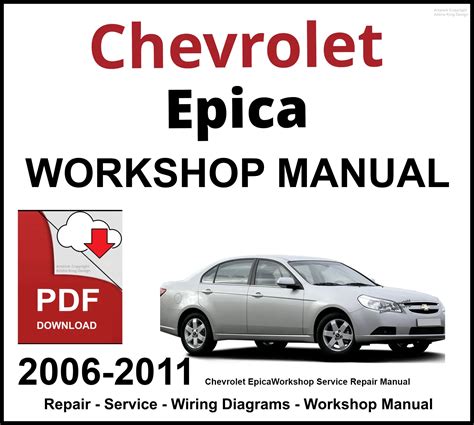 chevy epica repair manual PDF