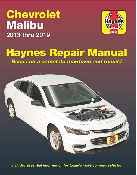chevy malibu repair manual free download PDF