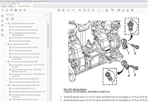 chevy malibu repair manual free download Doc