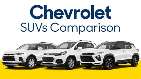 chevy suv models by size