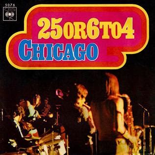 chicago - 25 or 6 to 4