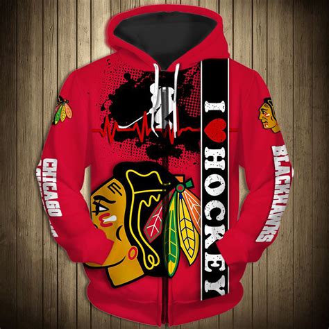 chicago blackhawks zip up hoodie PDF