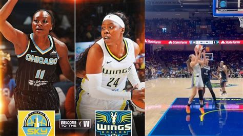 chicago sky vs dallas wings match player stats