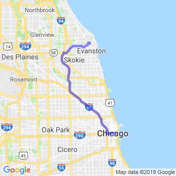 chicago to evanston intercampus