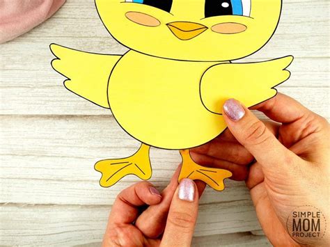 chick cut out craft PDF